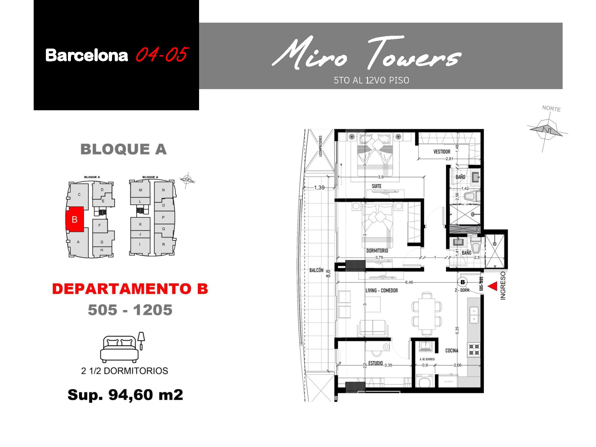 HERMOSO DEPARTAMENTO DE 3 DORMITORIOS EN BARCELONA 04-05